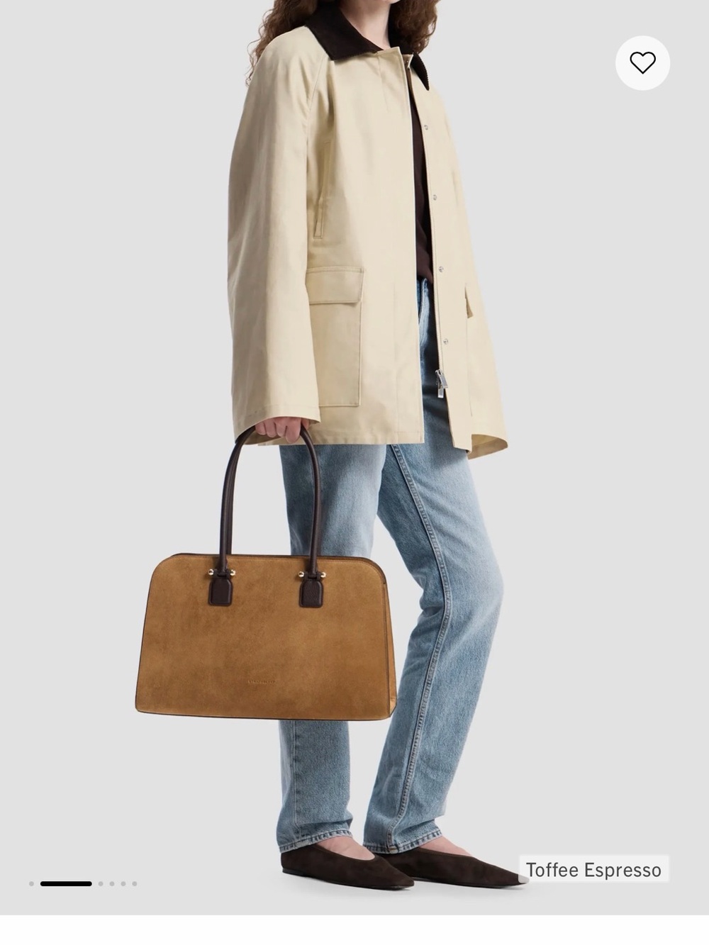 Strathberry Suede Tote Bag - NEW